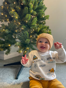 Infant and Kids Tan Beanie