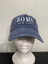 Load image into Gallery viewer, Unisex Rome Washed Blue Baseball Hat