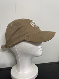 Unisex Beige Tan Utica Baseball Hat
