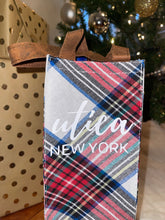 Load image into Gallery viewer, Holiday Plaid Wine Bag